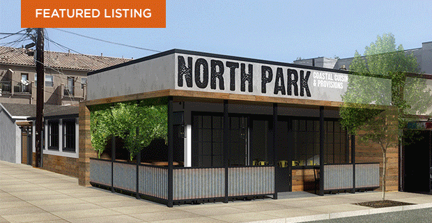Featured Listing - North Park Restaurant Space – For Lease