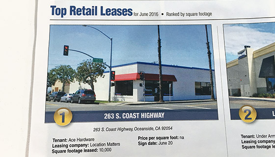 Top Retail Leases